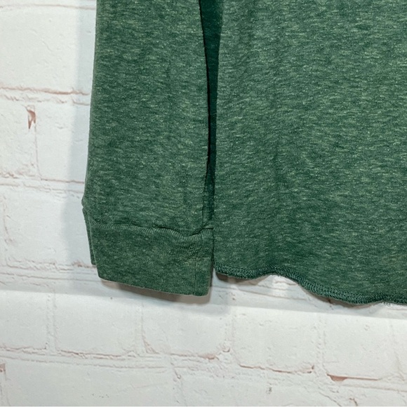 Marine Layer Henley Shirt Mens Small Green Long Sleeve Double Knit Outdoor - Picture 6 of 10